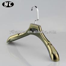 HA711 champagne electroplated plastic apparel hanger