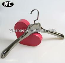 HA1047 glossy champagne plastic coat hanger