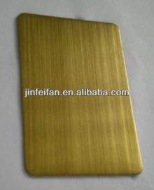 Champagne stainless steel sheet