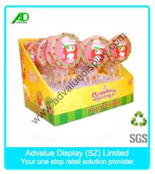 Cardboard lollipop cake pop display stand