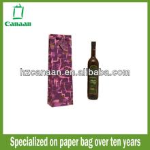 mini fashion red wine bottle paper bags wholesale