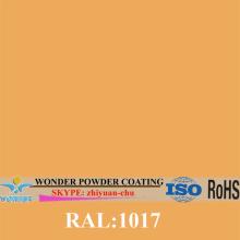 RAL1017 Saffron Yellow electrostatic powder coating