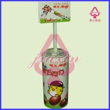 Round shape cardboard unit display stand/paper display for chocolate candy bars Exhibition