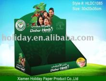 chewing gum table top display rack/ POS for fruit