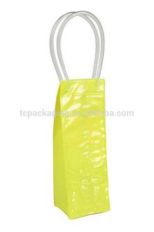 Super quality professional pvc ice bag with bubble for red wine