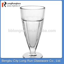 LongRun 410g big capacity stemmed fancy red wine glass juice glass cup ice cream glass cup