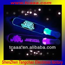 Hot sales acrylic led flashing lollipop strobe light stick for concert