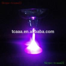 glow led champagne glass cups with flashing light