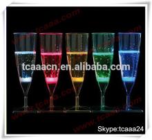 CE,RoHS Approved led flashing cup,glow champagne glass,LED Glass