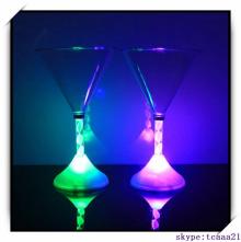 CE, RoHS Approved led flashing cup, glow champagne glass ,LED Glass