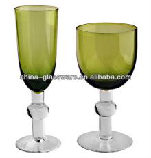 S01389 big champagne glass,decorated champagne glass