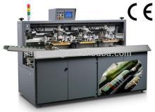 fully automatic red wine glass bottle screen printer
