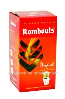 Rombouts One-cup-filter Original Coffee with the material of 100% Arabica Coffee Bean(Sourced by Loc