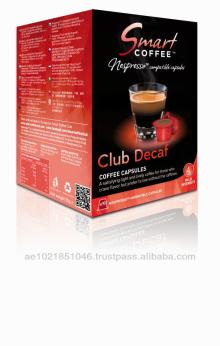 Nespresso Compatible Capsules SMART COFFEE - Club Decaf