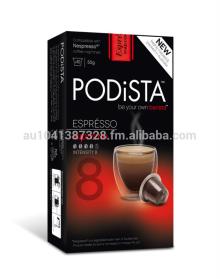 Nespresso Compatible Capsules/Pods PODiSTA - Supremo