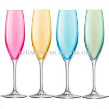 Plastic Champagne Flute,Polycarbonate Champagne Glasses with colored