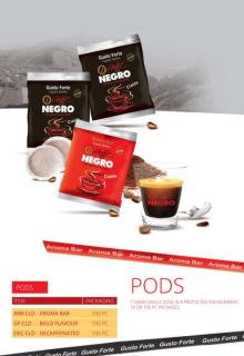 Original Italian Coffee Pods Caffe Negro