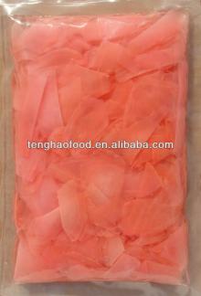 Pickled ,sour sweet ,pink sushi ginger
