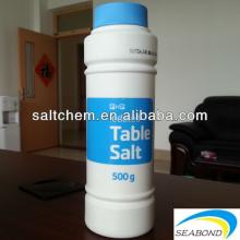 famous bottled table salt ,iodine can be added