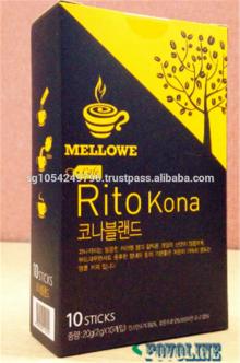 instant coffee (2 g/stick Black coffee-Kona blend)