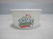 Disposable 8oz Paper Frozen  Yogurt  Packaging Cup Supplier
