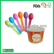 biodegradable corn starch ice cream spoon with high quality