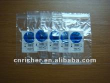 Printed plastic zip lock bag with good sealing