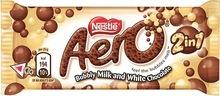 Aero milk white chocolate bar