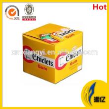 Cardboard box for chewing gum/candy box
