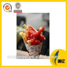 french fries crepe paper cone/crepe cone holder