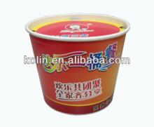 64oz-170oz logo printed paper fried chicken buckets