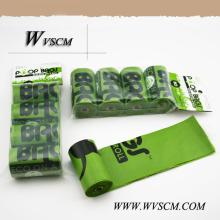 a compostable disposable dog waste bags with corn starch material