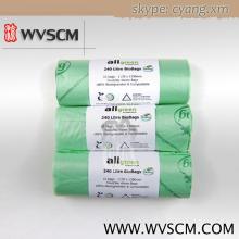 biodegradable corn starch based plastic trash bin liner