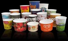 Best selling yogurt PAPERs frozen cups 16oz