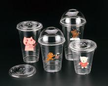 High quality clear plastic cup and dome lid