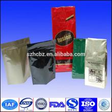 factory price printed stand up tea bags with zipper