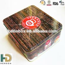 High quality tea tin box manufacturer empty tins