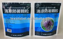 Heat seal foil pouches standup herbal tea bags