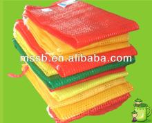 colorful 25kgs 50*80cm plastic mesh bags for fruit and vegetables