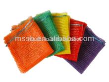 100% New Material vegetable and fruit Plastic raschel bags with different colors