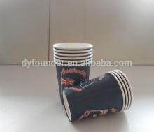 recycle wholesale colorful high quality single wall paper cup for hot coffee from China