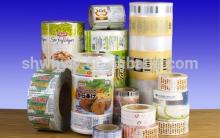 Bars plastic film for packiing chocolate and cookies