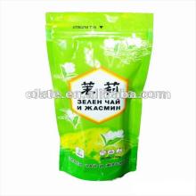 Stand up barley tea bags with zipper