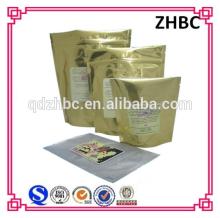 aluminum foil golden color pouch for coffee