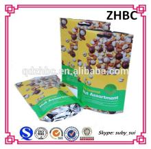 Stand up pouch metallic foil food bag