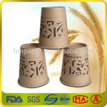 Disposable Wheat straw paper cup supplier