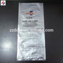 Frozen food packing bottom sealed ldpe plastic bag with artwork printed