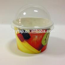 8oz ice cream paper cups/dispasable ice cream cups with lid/frozen yogurt cup