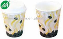 new design reusable 12oz ripple colored  eps   foam  cup for beverage with logo