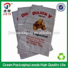 50kg bag of rice , white pp woven rice bag